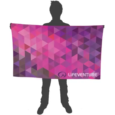 Lifeventure рушник Soft Fibre Triangle pink Giant - 2 Lifeventure рушник Soft Fibre Triangle pink Giant - 2 - Robinzon.ua