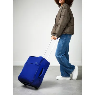 Дорожня сумка на колесах 55 см FOLDABLE PLUME MAGNETIC BLUE - 5 - Robinzon.ua