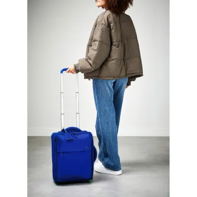 Дорожня сумка на колесах 55 см FOLDABLE PLUME MAGNETIC BLUE - 6 - Robinzon.ua