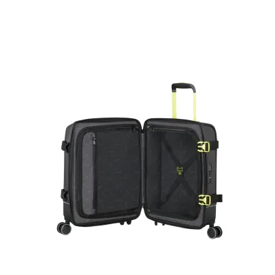 Чемодан 55 см URBAN TRACK BLACK/LIME - 1 - Robinzon.ua