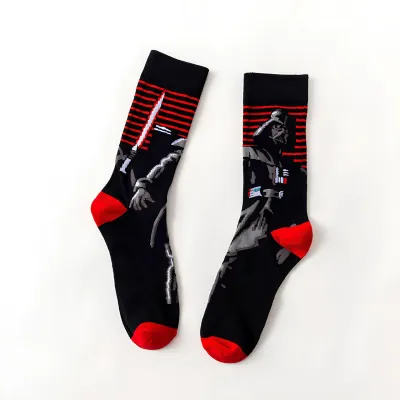 Носки Star Wars RESTEQ 3 пары, Дарт Вейдер, R2-D2, мужские и женские носки 38-44, носки Звездные войны - 1 - Robinzon.ua