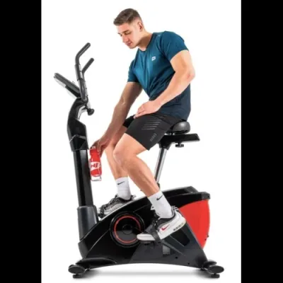 Велотренажер електромагнітний + мат Hop-Sport 090H Apollo чорно-червоний - 1 - Robinzon.ua