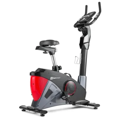 Велотренажер електромагнітний + мат Hop-Sport 090H Apollo чорно-червоний - 6 - Robinzon.ua