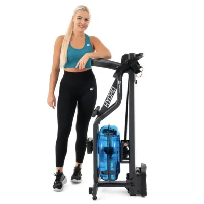 Гребний тренажер Hop-Sport HS-095R Spike електромагнітний + мат чорний - 4 - Robinzon.ua