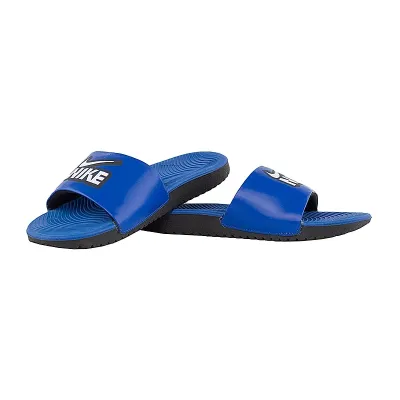Детские Шлепанцы Nike KAWA SLIDE FUN (GS/PS) Синий 28 (DD3242-400 28) - 2 - Robinzon.ua