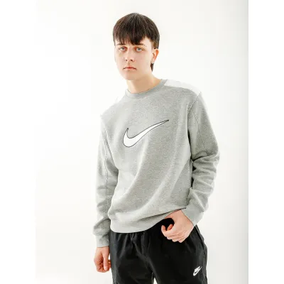 Мужская Кофта Nike CREW BB Серый XL (7dFN0245-063 XL) - 1 - Robinzon.ua
