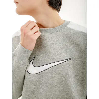 Мужская Кофта Nike CREW BB Серый XL (7dFN0245-063 XL) - 3 - Robinzon.ua