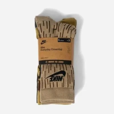 Чоловічі Шкарпетки Nike U NK EVERYDAY ESSENTIAL CREW хакі Уні 38-42 DH3414-903 38-42 - 1 - Robinzon.ua