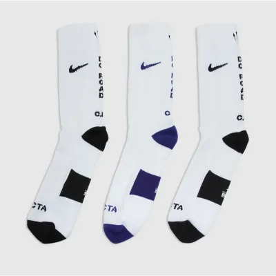 Чоловічі Шкарпетки Nike S R SOX CRW 3PR NOCTA LART Білий 42-46 (7dFV3806-900 42-46) - 2 Чоловічі Шкарпетки Nike S R SOX CRW 3PR NOCTA LART Білий 42-46 (7dFV3806-900 42-46) - 2 - Robinzon.ua