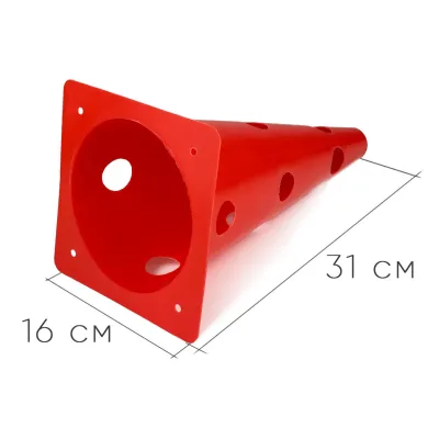 Конус-фишка спортивная EasyFit 31 см красная EF-1679-R - 1 - Robinzon.ua