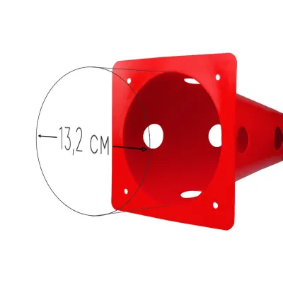 Конус-фишка спортивная EasyFit 31 см красная EF-1679-R - 2 - Robinzon.ua