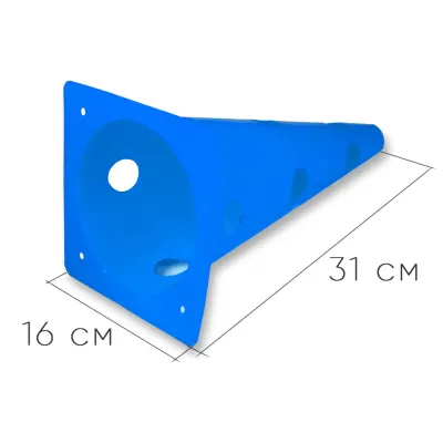 Конус-фішка спортивна EasyFit 31 см синя - 1 - Robinzon.ua