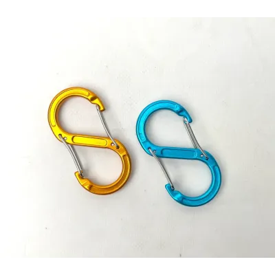 Набір алюмінієвих сервісних карабінів Base Camp Sigma 5 Wire Set, 2 шт, Blue/Orange (BCP 61016) - 1 - Robinzon.ua