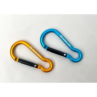 Набір алюмінієвих сервісних карабінів Base Camp Omega 6 Straight Set, 2 шт, Blue/Orange (BCP 61216) - 1 - Robinzon.ua