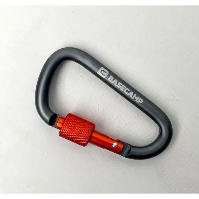 Карабін алюмінієвий сервісний Base Camp Delta 8 Screw Set, Grey (BCP 61116) - 1 - Robinzon.ua