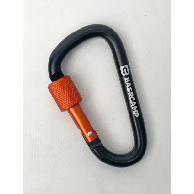 Карабін алюмінієвий сервісний Base Camp Delta 8 Screw Set, Black (BCP 61115) - 1 - Robinzon.ua