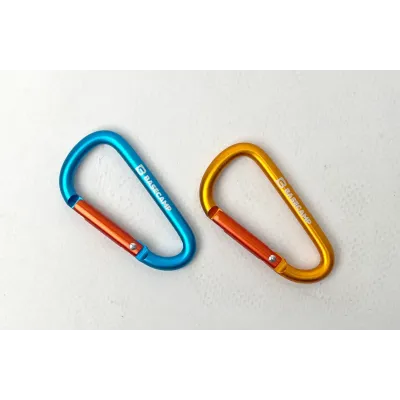 Набір алюмінієвих сервісних карабінів Base Camp Delta 6 Straight Set, 2 шт, Blue/Orange (BCP 61416) - 1 - Robinzon.ua