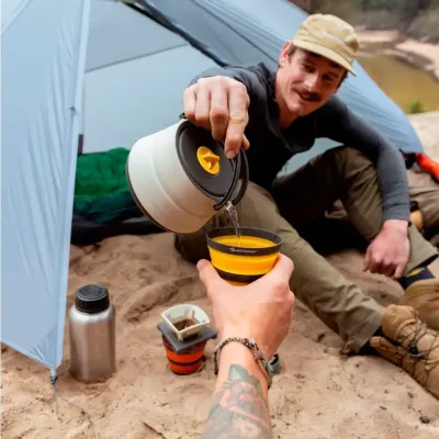 Набір посуду Sea to Summit Frontier UL Collapsible Kettle Cook Set w/Sack 1P (STS ACK025031-122103) - 3 Набір посуду Sea to Summit Frontier UL Collapsible Kettle Cook Set w/Sack 1P (STS ACK025031-122103) - 3 - Robinzon.ua