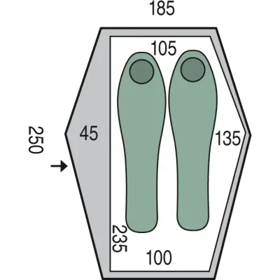 <h2>Намет Pinguin Echo 2 DAC</h2> <p>Pinguin Echo 2 DAC – ультралегкий намет з оновленим каркасом відмінно підходить для альпінізму та високогірних сходжень. Розрахований на двох людей. Має один вхід, маленький тамбур для речей. За рахунок двошарової конс - 8 - Robinzon.ua