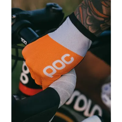 Велоперчатки POC Essential Road Mesh Short Glove, Granite Grey / Zink Orange, L (PC 303718287LRG1) - 1 - Robinzon.ua
