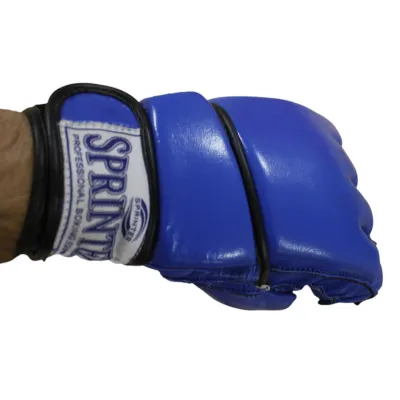 Рукавички для єдиноборств Sprinter - сині, шкіра - 5 - Robinzon.ua