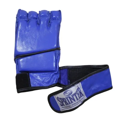 Рукавички для єдиноборств Sprinter - L, сині, шкіра - 2 - Robinzon.ua