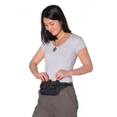 Кошелек нательный Tatonka Skin Waist Pouch Black (TAT 2860.040) - 4 - Robinzon.ua
