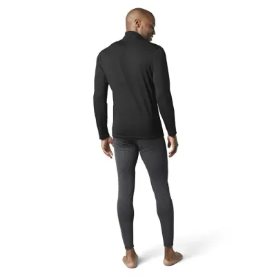 Термофутболка с длинным рукавом мужская Smartwool Men's Classic Thermal Merino Base Layer 1/4 Zip Boxed, Black, M (SW SW002822.001-M) - 2 - Robinzon.ua