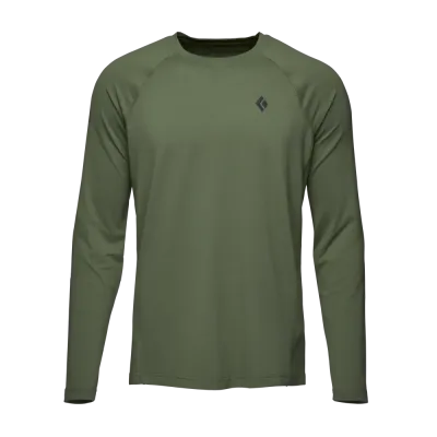 Футболка з довгим рукавом чоловіча Black Diamond M Alpenglow LS Crew, Tundra, XL (BD 7520923010XLG1) - 3 - Robinzon.ua