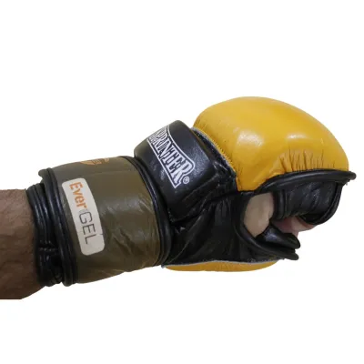Рукавички для змішаних єдиноборств MMA Sprinter жовто-чорні XL - 6 - Robinzon.ua