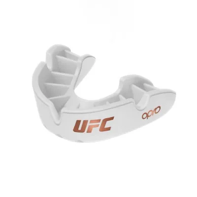 Капа боксерська OPRO Bronze UFC Hologram White (art.002258002) - 5 - Robinzon.ua