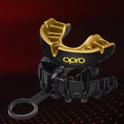 Капа OPRO Gold доросла (вік 11+) Black/Gold (art.102504001) - 5 - Robinzon.ua