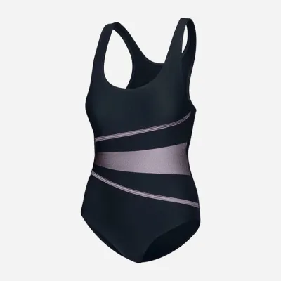 Купальник закритий для жінок Aqua Speed STELLA LADY Чорний, Сірий 36 (299-15 36) - 2 - Robinzon.ua