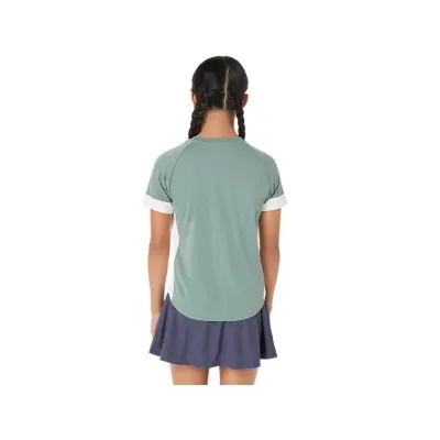 Футболка Asics GIRLS TENNIS SS TOP MONUMENT BLUE/CREAM S 2044A045-400 S - 1 - Robinzon.ua