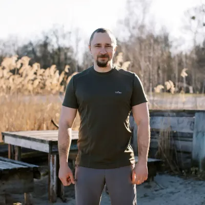 Футболка Tribe Coolpass SS T-KI-0006-olive XL - 4 - Robinzon.ua