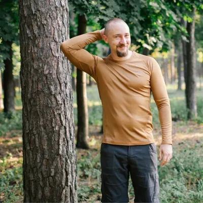 Футболка з довгим рукавом Tribe Coolpass LS T-KI-0007-coyote 3XL - 7 - Robinzon.ua