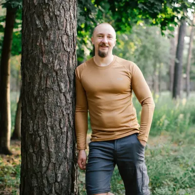 Футболка с длинным рукавом Tribe Coolpass LS T-KI-0007-coyote L - 5 - Robinzon.ua