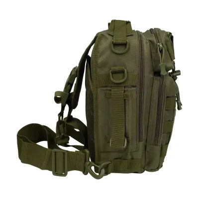 Сумка через плечо Tribe Sling Pack 6,5 л T-IE-0003 Olive - 3 - Robinzon.ua