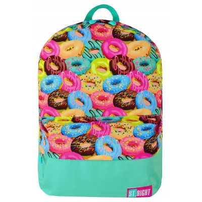 Молодежный рюкзак с донатами 16L ST.RIGHT BP-33 салатовый - 1 - Robinzon.ua