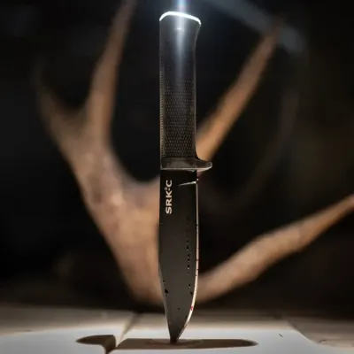 Ніж Cold Steel SRK Compact SK-5, Black (CST CS-49LCKD) - 4 Ніж Cold Steel SRK Compact SK-5, Black (CST CS-49LCKD) - 4 - Robinzon.ua