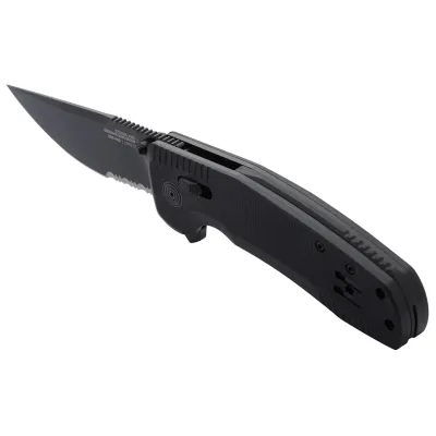Нож складной SOG TAC XR, Black/Partially Serrated (SOG 12-38-03-41) - 1 - Robinzon.ua