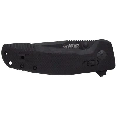 Нож складной SOG TAC XR, Black/Partially Serrated (SOG 12-38-03-41) - 4 - Robinzon.ua