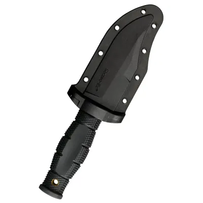 Ніж Cold Steel Mini Leather Neck Clip Point, Black (CST CS-39LSAB) - 2 Ніж Cold Steel Mini Leather Neck Clip Point, Black (CST CS-39LSAB) - 2 - Robinzon.ua