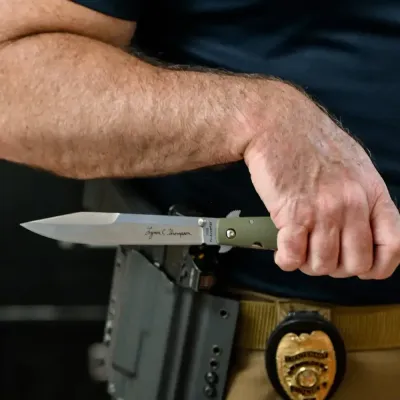 Ніж складаний Cold Steel Lynn Thompson TI-Lite, Green (CST CS-26C6AA) - 8 Ніж складаний Cold Steel Lynn Thompson TI-Lite, Green (CST CS-26C6AA) - 8 - Robinzon.ua