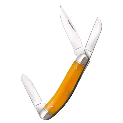Ніж складаний Cold Steel Gentleman's Stockman, Yellow Bone (CST CS-FL-GSTKM-Y) - 1 Ніж складаний Cold Steel Gentleman's Stockman, Yellow Bone (CST CS-FL-GSTKM-Y) - 1 - Robinzon.ua