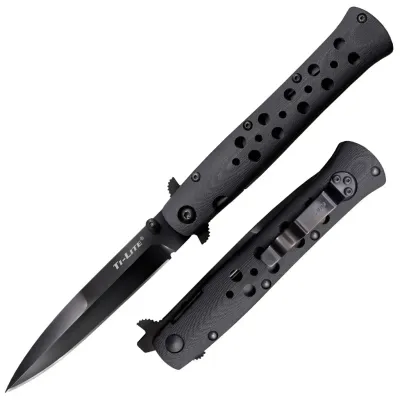 Нож складной Cold Steel 4" TI-Lite, G-10, S35VN (2018), Black (CST CS-26C4) - 2 - Robinzon.ua