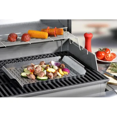 Вок-деко для овочів SANTOS XXL, нержавіюча сталь, 44,5 х 30 см 167 - 4 - Robinzon.ua