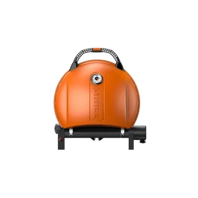 КОМПЛЕКТ Портативный переносной газовый гриль O-GRILL 900, оранжевый + шланг в подарок! - 2 - Robinzon.ua