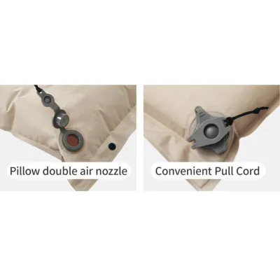 Килимок самонадувний із подушкою одномісний Naturehike, зелений CNK2550WS025 - 5 Килимок самонадувний із подушкою одномісний Naturehike, зелений CNK2550WS025 - 5 - Robinzon.ua