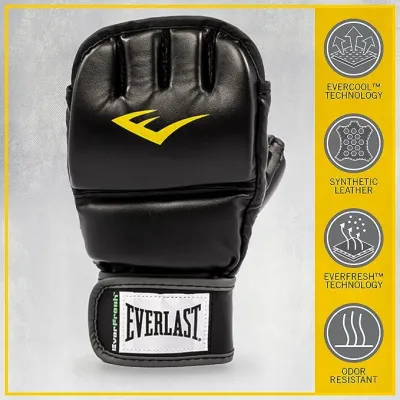 Рукавиці MMA Everlast WRIST WRAP HB GL Чорний L/XL (883341-70-8) - 4 Рукавиці MMA Everlast WRIST WRAP HB GL Чорний L/XL (883341-70-8) - 4 - Robinzon.ua